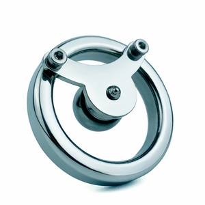 Jaula de Castidad Invertida FRRK con Cinturón de PU, Jaula para Pene de Acero Inoxidable BDSM, Juguetes Eróticos para Adultos para Hombres - Product Image 5