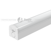 Toppo lampu sorot LED linier, T8 tabung langit-langit 2 kaki 4 kaki 8 kaki 150cm 4000k untuk toko