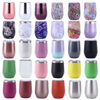 Termo con Forma de Huevo de Acero Inoxidable con Logotipo Personalizado OEM, Impresión a Color, Aislamiento Térmico de 6 a 12 Horas, Personalizado para Perros y Gatos