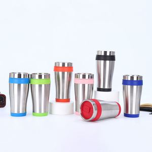 Outdoor Portable Custom 450Ml Leakproof Double Wall Car Cup Stainless Steel Insulated Travel <b>Coffee</b> Mug With Handle - Product Image 3