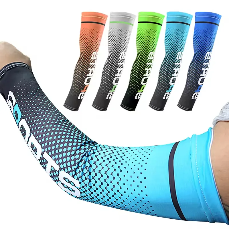 Cooling Anti-Uv Sun Protection Arm Sleeves Man Summer Football Volleyball Shooting Breathable Arm Sleeves