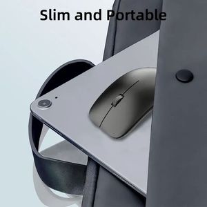 Ergonomic Ultra-Thin Slim Optical Mouse Portable and Mute <b>Wireless</b> for <b>PC</b> Laptops for Desktop Use - Product Image 3