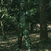 Nouvelle conception technologique : Cape d'invisibilité électronique en polyester à infrarouge lointain multispectral anti-capture et camouflage