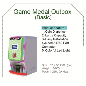 Sistema de Gestión de Tarjetas para Parques de Atracciones, Máquina Expendedora de Fichas Arcade de Escritorio, Máquina de Grúa con Dispensador de Medallas para Centros de Juego - Product Image 2