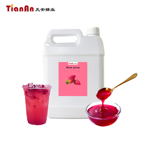 Sirop aromatisé à la rose de qualité supérieure 2,5 kg - Édulcorant liquide au parfum floral élégant pour café spécial et latte à la rose - Product Image 1