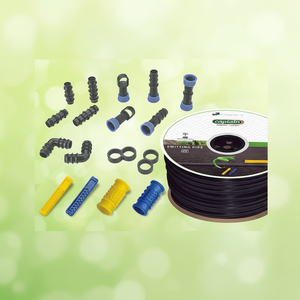 Kit de tubo de riego por goteo de plástico de alta calidad de 16mm y 20mm, medios de agua para granja de invernadero, uso agrícola, sistema de riego óptimo - Product Image 1