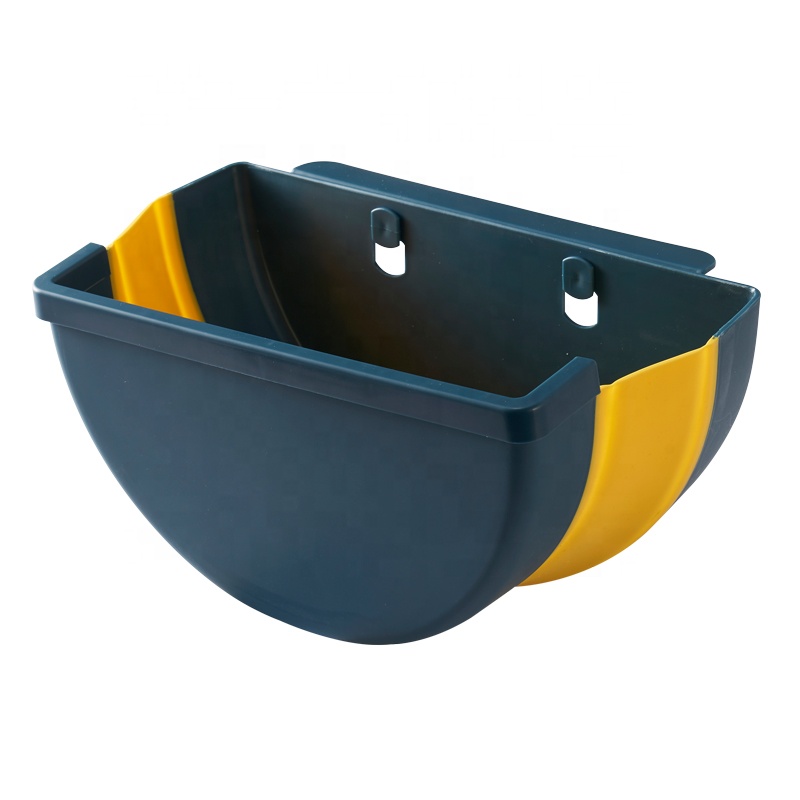 Складные мусорные ящики, кухонный мусорный ящик, Складной автомобильный мусорный бак, настенный мусорный бак для ванной комнаты, туалет, ведро для хранения отходов