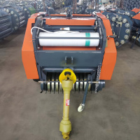 Mini presse à foin ronde Offre Spéciale tracteur agricole automatique à prise de force avec filet enveloppant l'équipement agricole supérieur