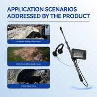 Caméra télescopique LSJ-C-E, caméra d'inspection rétractable, caméra de recherche, caméra de sauvetage, vidéo avec audio bidirectionnel
