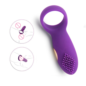 Scatola personalizzata gratuita-USB ricaricabile durata durata pene flessibile manicotto del pene anello maschio - Product Image 6