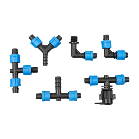 Green Plastic Sprinkler Dripper Fitting Outdoor Water Hose Drip Tape Irrigation System for Greenhouse Gardening