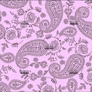 Текстильный Дизайн Nanyee: ярко-фиолетовый принт Пейсли