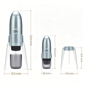 Cafetera Espresso Portátil con Calentamiento Automático y Soporte, Máquina Económica de Viaje, DISEÑO COMPACTO, Ahorra Espacio y es Portátil - Product Image 4