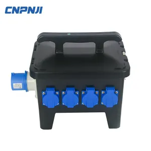 CNPINJI ABS/PC防水ソケットプラグ3/2P 63/32/16A IP65 380*240 * 300mmソケット配電ボックス防水電気ボックス