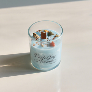 Bougie artisanale en cire de soja dans un bocal en verre, fleurs séchées, parfum personnalisé, aromathérapie, durée de combustion de 20 à 40 heures, cadeau d'anniversaire ou de Noël - Product Image 5