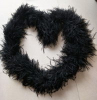 Grand boa en plumes d'autruche naturelles, 20 plis, moelleux, pour défilés de mode, spectacles de danse, décoration de maison de luxe, couleurs personnalisables