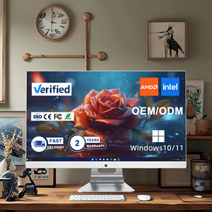 Computadora de escritorio todo en uno de 23,8 pulgadas con procesador <span class=keywords><strong>Intel</strong></span> <span class=keywords><strong>Core</strong></span> <span class=keywords><strong>I7</strong></span> <span class=keywords><strong>10750H</strong></span> DDR4 RAM y pantalla LCD para el trabajo y el ocio - Product Image 1