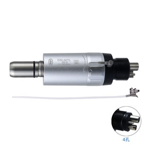 หัวกรอฟัน N*K รุ่น FX23 แบบใช้ลม ความเร็วต่ำ สำหรับงานทันตกรรม สีเงิน คลาส 1 - Product Image 4