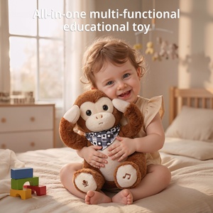 Tumama Peek-a-Boo Affen-Plüschtier für 18 Monate alte Kleinkinder Batteriebetriebenes Interaktives Animiertes Stofftier mit Ton & Bewegung - Product Image 5
