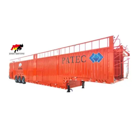 Manufacturer Wholesale enclosed race car trailer car carriage semi trailer For 6 8 10 Cars Suvs Transportation for sale