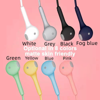 Casque d'écoute filaire U19 3.5mm intra-auriculaire écouteurs 8 couleurs contrôle basse casque stéréo avec microphone pour Xiaomi Huawei Samsung