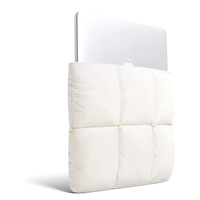 Individuelles Logo Wasserdichte Gesteppte Puffer-Laptophülle Puffy Tragetasche Passend für 13 bis 16 Zoll Notebooks für Geschäftsreisen und Alltag