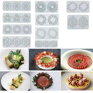 Creatieve Esdoornblad Decoratie Plaatsen Plaat Koude Groenten Siliconen Impressie Mat Fondant Chocolade Holle Cake Kant Matten - Product Image 2