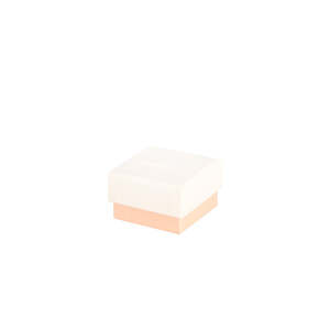 Vỏ trang sức màu hồng ngà và bột hai tông màu 5.1cm x 5.1cm x 3.3cm - Product Image 1