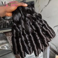 Lots de Cheveux Humains SDD Double Drawn, Cheveux Vierges Bruts, Ondulés, Vente en Gros, Extensions de Cheveux Indiens 15A pour Femmes Noires