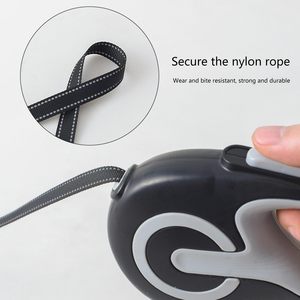 Correa para perros de 3M y 5M para perros pequeños y gatos, correa retráctil automática de nailon para cachorros, correas para caminar y correr, suministros para mascotas - Product Image 2