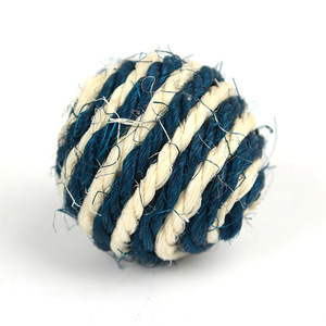 Mix Colors Sisal Hemp Rope Wrapped <b>Cat</b> <b>Toy</b> Ball <b>Interactive</b> <b>Cat</b> Rolling Ball <b>Toy</b> - Product Image 2