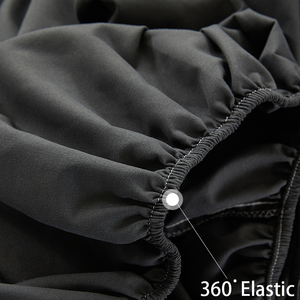 Lenzuola da <span class=keywords><strong>letto</strong></span> bianche elastiche coprimaterasso fascia antiscivolo regolabile singolo doppio copriletto copriletto copricostume re 160/180x200 - Product Image 4