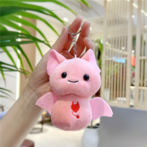 Bán Hàng Nóng Phim Hoạt Hình Bat Sang Trọng Ánh Sáng Keychain Búp Bê Mềm 3D Hình Dạng Halloween Quà Tặng Mặt Dây Chuyền Không tốn kém Động Vật Sang Trọng Trẻ Em Móc Khóa - Product Image 5