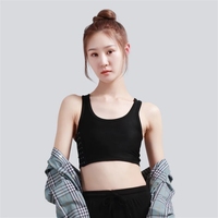 OEM service femmes respirant poitrine poitrine liant boucle latérale court gilet hauts poitrine liant sous-vêtements débardeurs sans fil poitrine