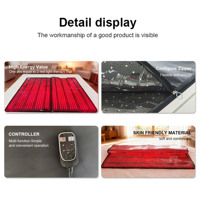 Couverture thérapeutique 660nm 850nm, tapis de luminothérapie infrarouge pour la thérapie
