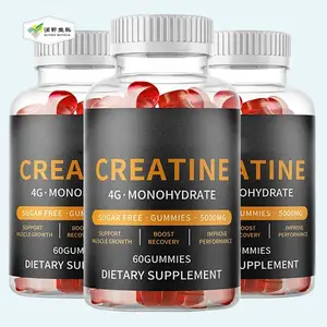 Private Label Creatine HCL Energy booster gummies Muscle Building Energy Creatine Monohydrate Gummies Supplement