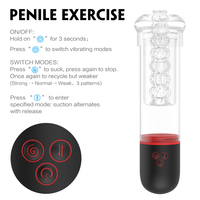 S-HANDE Pompe à Eau Énorme Chauffe-Ventes pour Pénis, Agrandisseur et Extenseur pour Exercice Masculin, Jouet Sexuel de Masturbation