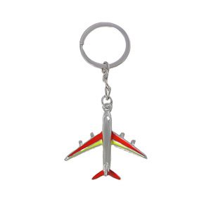 Wholesale Metal <b>Airplane</b> Keychain Aviation Model <b>Bag</b> Pendant Travel Gift - Product Image 5
