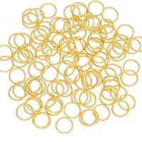 Accessoires de bijoux DIY : Anneaux de jonction (ouverts/fermés), fermoirs mousquetons, chaînes d'extension, matériaux pour colliers - Métal