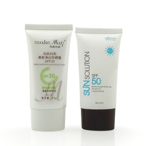 Tube cosmétique souple personnalisé en PE, vide et compressible, pour écran solaire, crème BB, nettoyant visage (30ml-200ml) - Vente en gros - Product Image 1