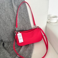 Sac à main en nylon de style coréen pour femmes, petit sac carré à bandoulière, décontracté, pour le travail quotidien, le shopping, sac à bandoulière