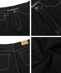 กางเกงยีนส์ทรงแบ็กกี้แบบสั่งทำพิเศษ ผ้าเดนิมญี่ปุ่นคุณภาพสูง สไตล์สตรีท Y2K แฟชั่นลำลอง ทรงหลวม ขากว้าง เอวสูง สำหรับผู้ชาย - Product Image 3