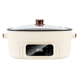 Marmite Électrique Multifonctionnelle 6L, <span class=keywords><strong>Cuiseur</strong></span> à Soupe Antiadhésif, Contrôle Tactile Intelligent - Product Image 1