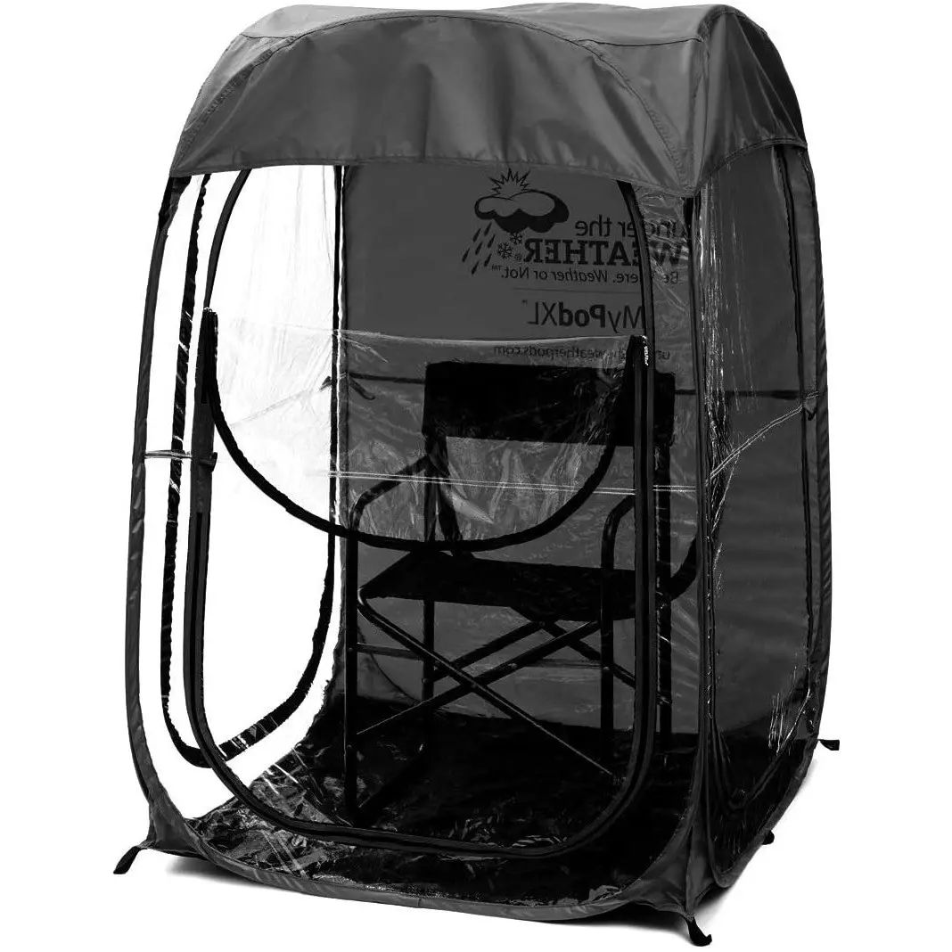 PVC素材超軽量ウェザーテント透明クリアルーフ一人用スポーツゲームウォッチングテントキャンプ屋外