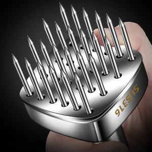 Agujas afiladas de acero inoxidable para ablandar carne, herramienta pequeña de metal para picar y ablandar carne de res, pollo y cerdo. - Product Image 3