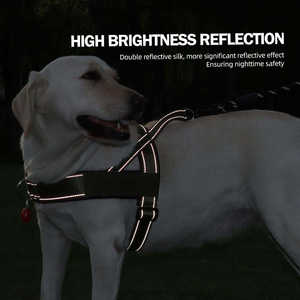 Kinghon Ensemble de harnais de luxe pour chien Style simple Camouflage en nylon solide Polyester PVC personnalisé Disponible en petites tailles XL - Product Image 4