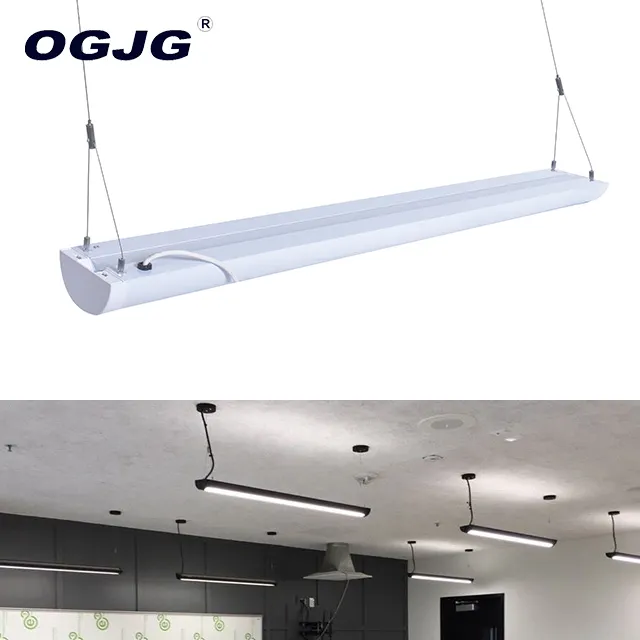 OGJG Energy Saving 5 Years Warranty Indoor Office School Linear Lighting 4ft 30w 40w Modern Hanging Led Up Down PendantLight