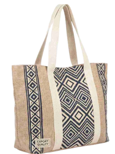 Sacs fourre-tout personnalisés en jute et coton pour les campagnes promotionnelles, l'emballage de boutiques, les événements commerciaux et les usages professionnels - Product Image 4