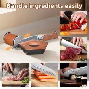 Premium Diamond Corundum Discs <b>Rolling</b> Knife Sharpener <b>Kit</b> 5 Angles (1215171922) for All Kitchen Knives Adjustable Safe - Product Image 6