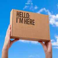 Boîte postale d'emballage pliable en carton pour biscuits et bonbons Boîtes d'expédition en carton ondulé avec logo personnalisé Boîte postale